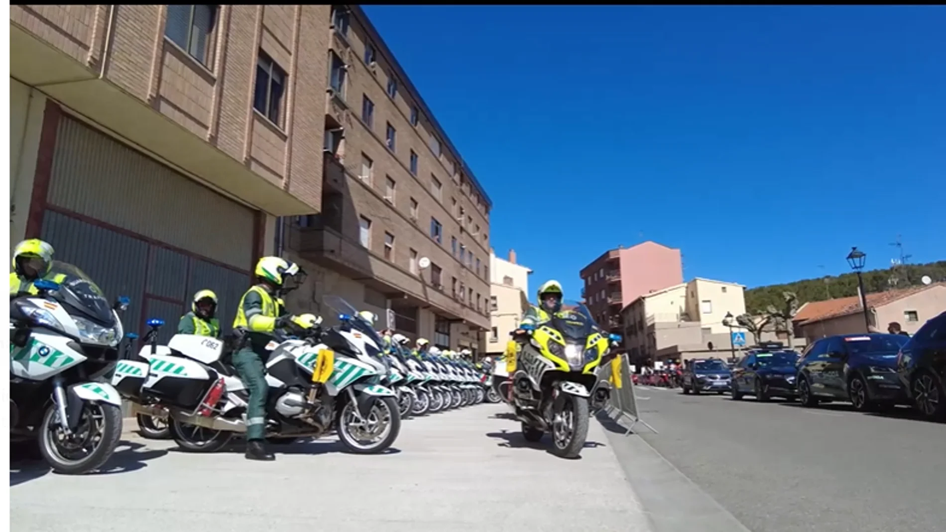 Los agentes de Tráfico, al comenzar el dispositivo de seguridad