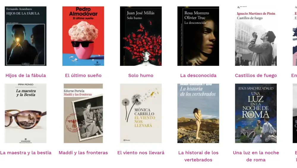 Novelas recomendadas de autores españoles