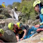 Un momento del rescate