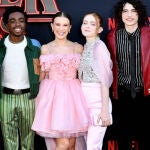 Parte del reparto de 'Stranger Things' 