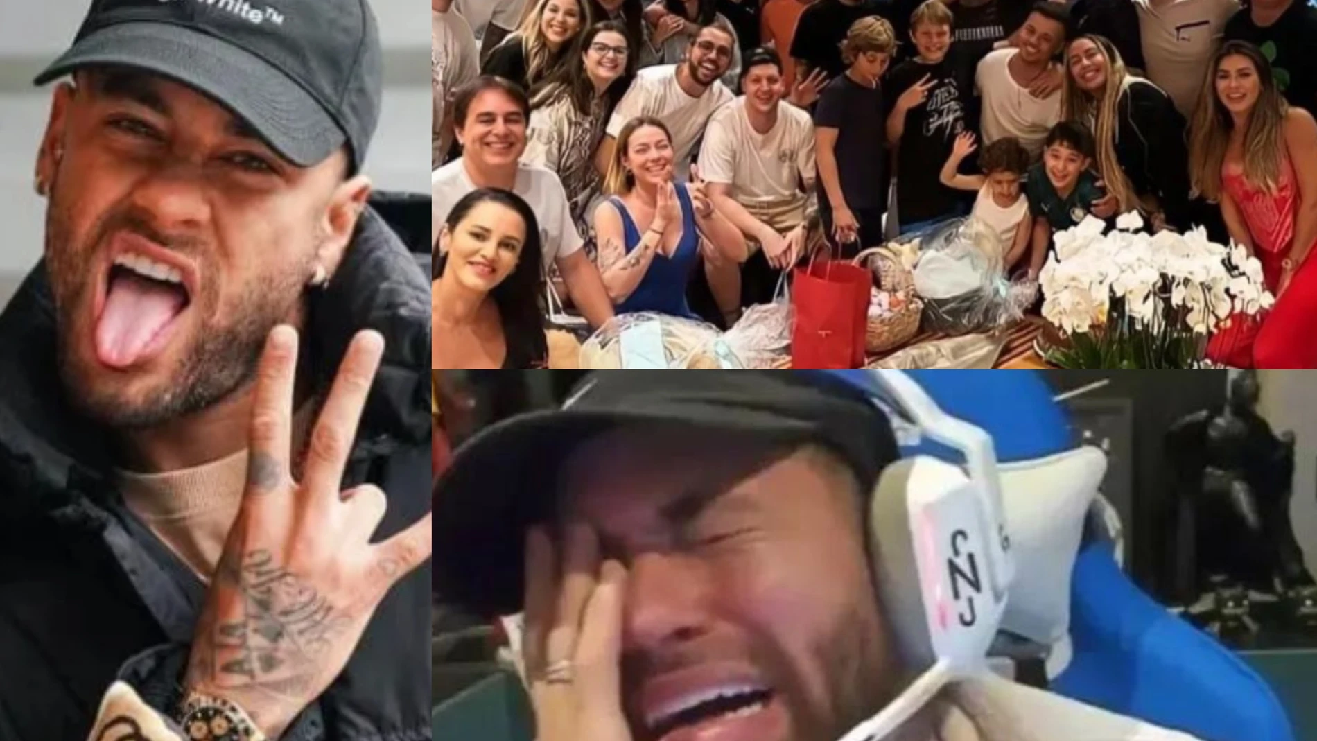 Los escándalos del lesionado Neymar