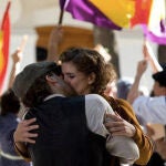 Escena clímax en la serie '14 de abril. La República' de TVE
