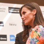 La Reina Letizia con vestido de Cayro Woman.