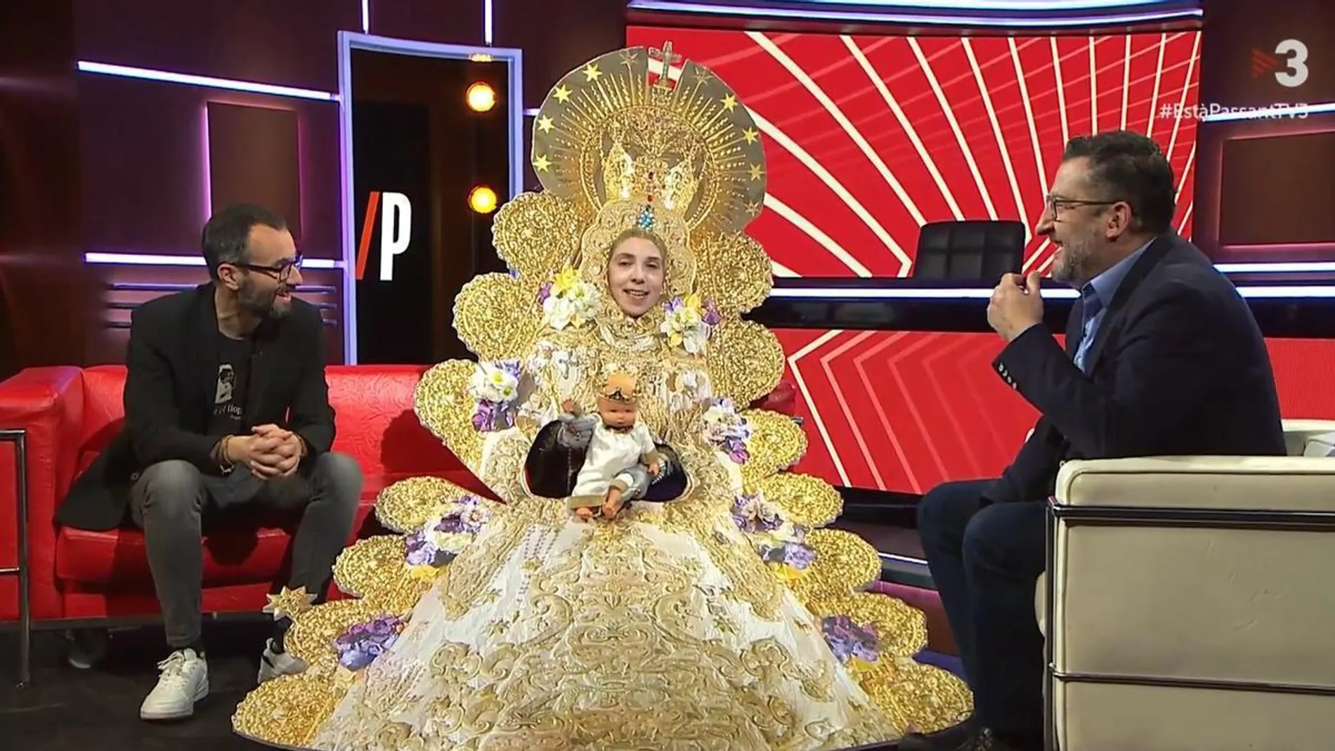 Momento del polémico gag