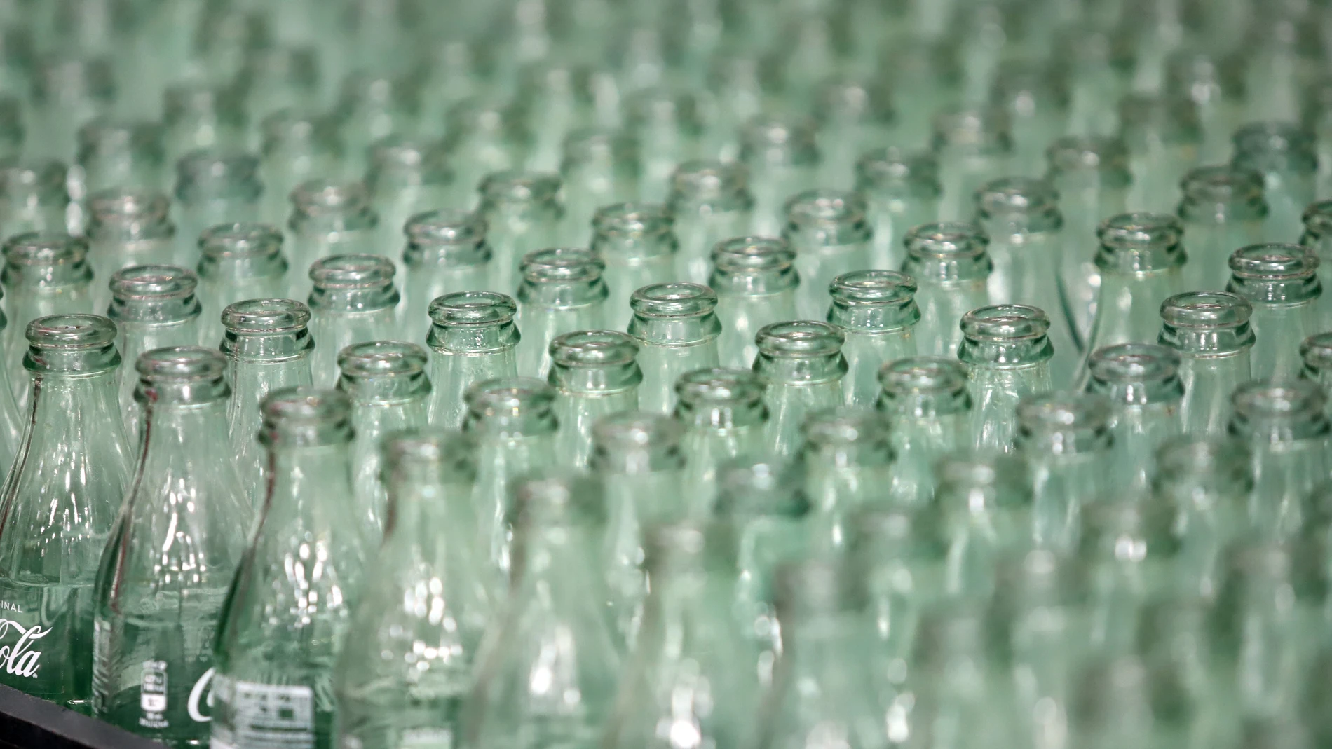 Envases de vidrio de Coca-Cola