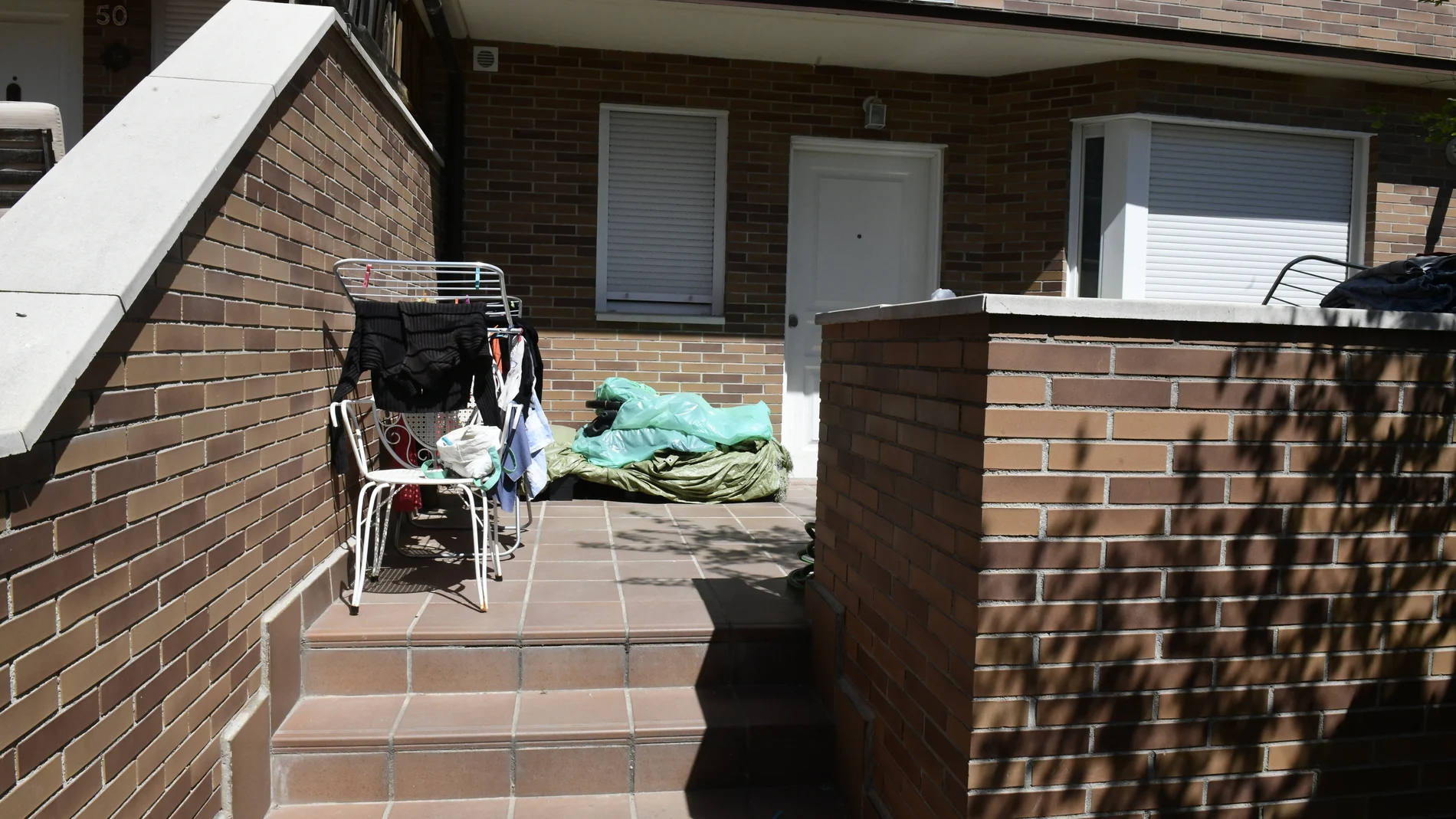 Vista de la vivienda de Colmenar Viejo donde supuestamente sucedieron los hechos