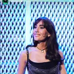 Aitana de Versace en el estreno de 'La Voz Kids'.