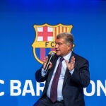 Joan Laporta press conference in Barcelona