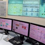 Sala de control de una central térmica española