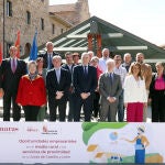Participantes en la jornada Oportunidades empresariales en el medio rural y los servicios de proximidad de la Junta de Castilla y León celebrada en la Cámara de Comercio de Astorga