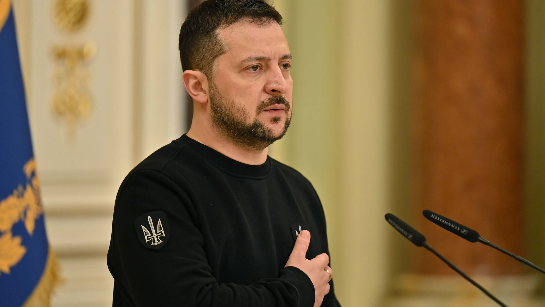 El presidente de Ucrania, Volodimir Zelenski 13/04/2023