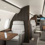 El avión privado en el que viaja el Rey Juan Carlos I