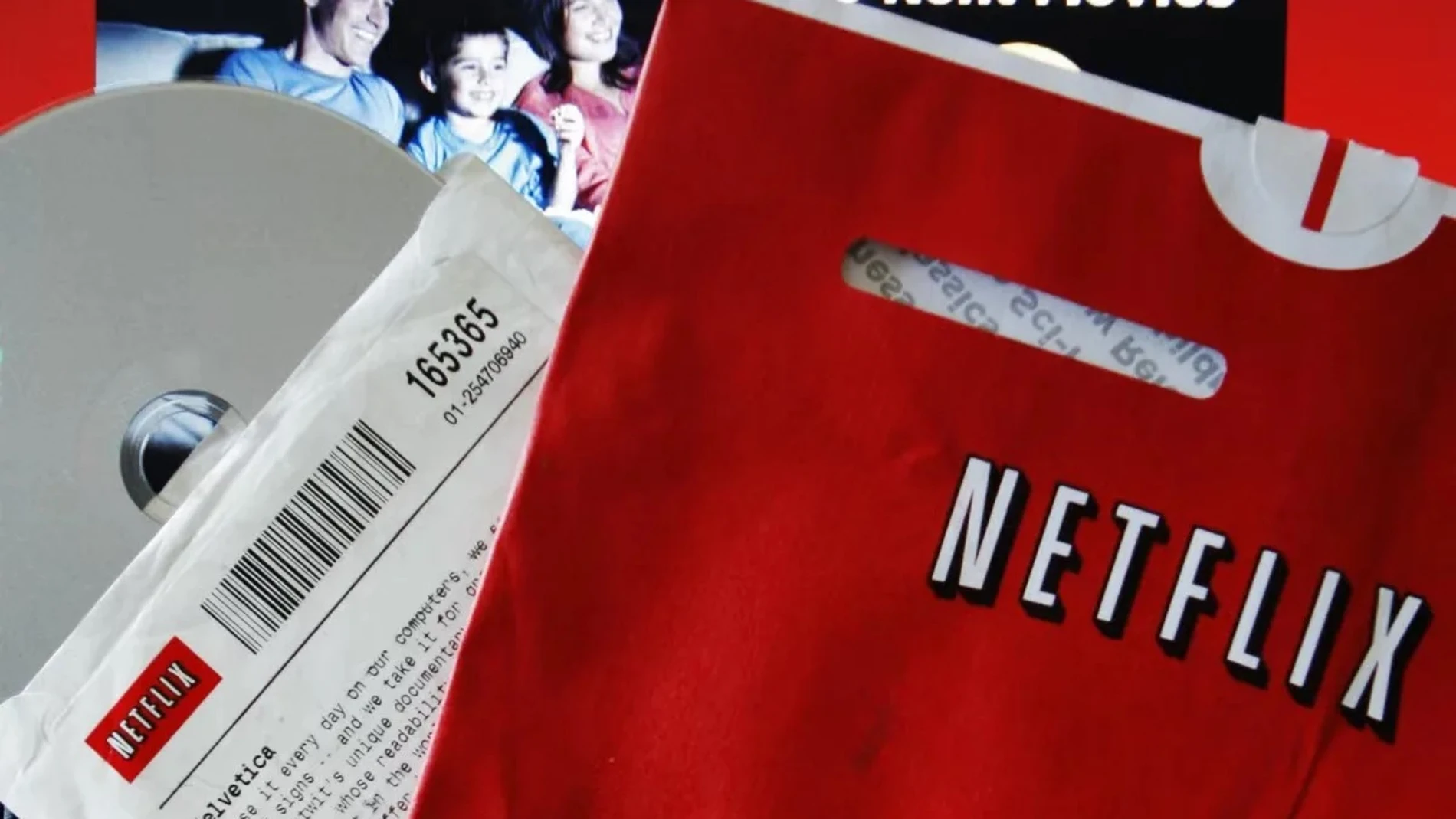 Los icónicos sobres rojos de Netflix