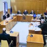 Momento del juicio, en la Audiencia de Barcelona 