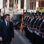 Pere Aragonès, en el Dia de les Esquadres