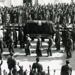 Tras salir de Alicante, una procesión escoltó el cuerpo de José Antonio Primo de Rivera durante diez días