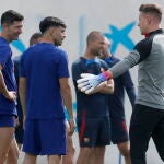 Entrenamiento del FC Barcelona