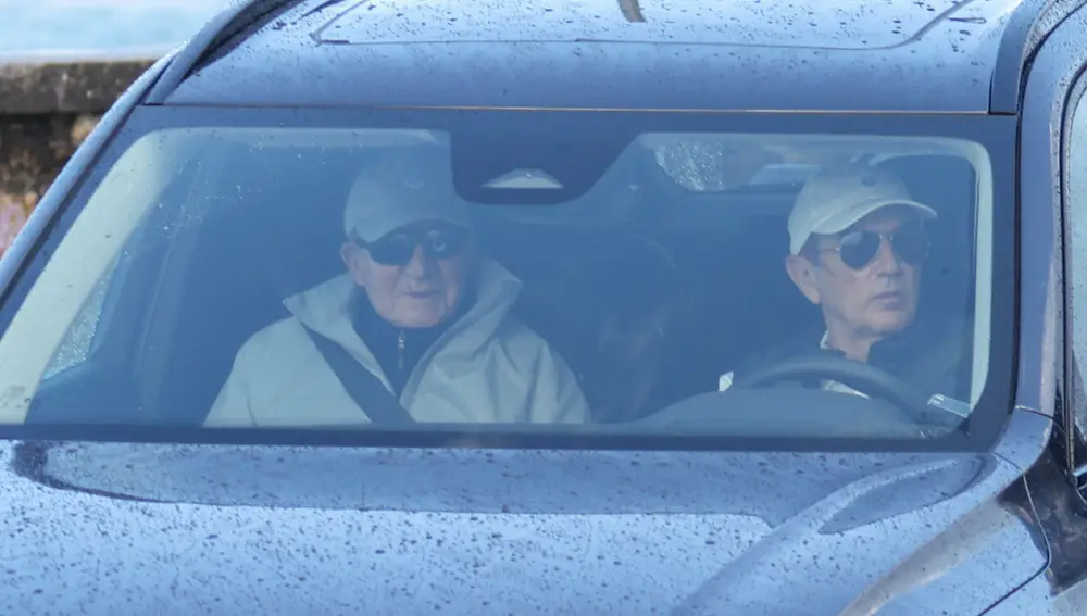 Rey Juan Carlos y Pedro Campos