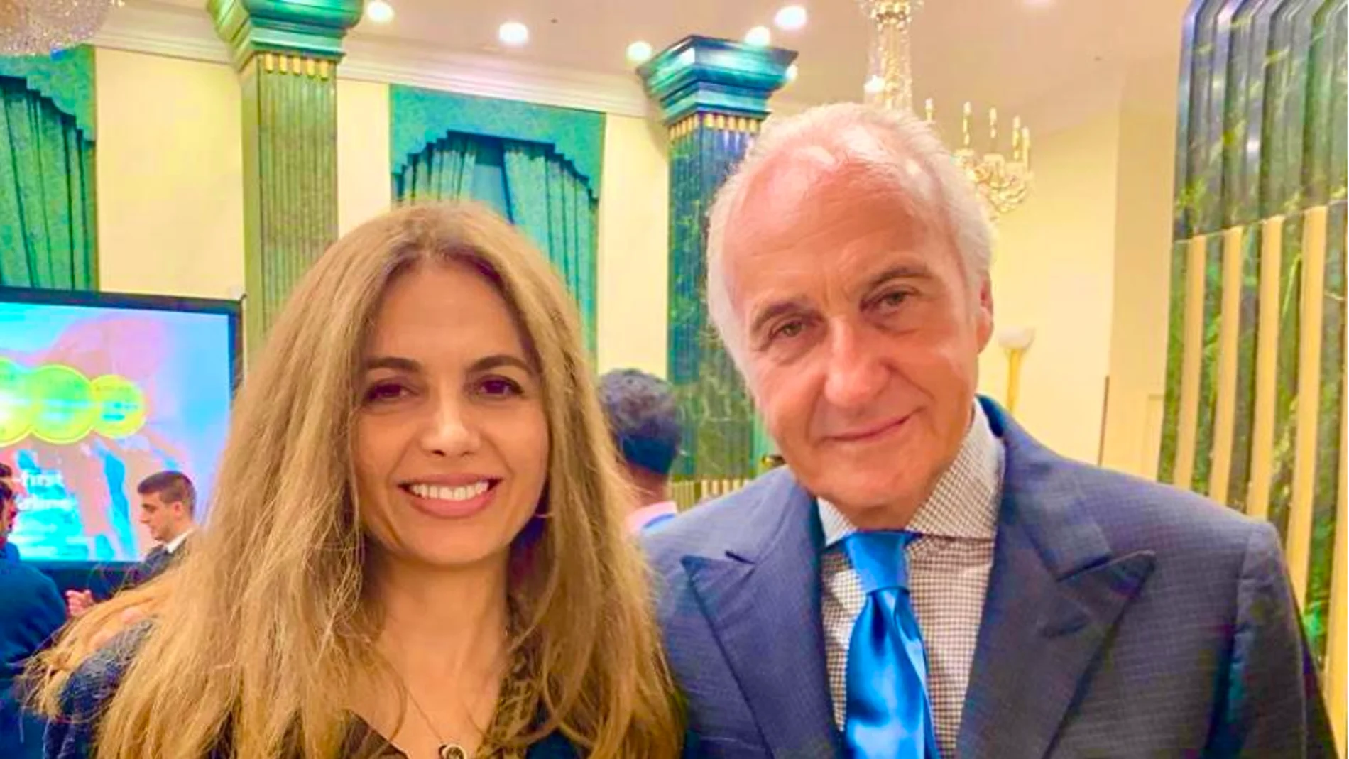Nasrin Zhiyan con Ricardo Arranz de Miguel