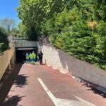 MADRID.-Sucesos.- Muere un hombre de unos 75 años aplastado por la puerta corredera de un garaje en Alcorcón