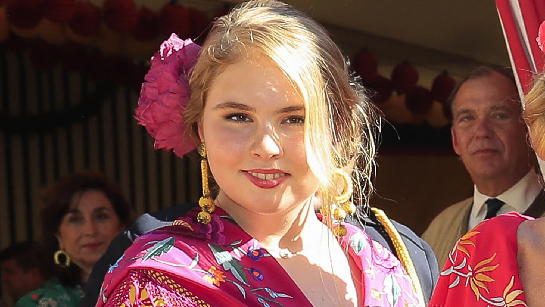 Amalia de Holanda en la Feria de Abril de Sevilla de 2019