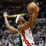 Jimmy Butler, imparable en la serie ante los Bucks