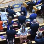 Sánchez y Feijóo afrontan su cuarto cara a cara en el Senado en plena tensión electoral a un mes de los comicios del 28M