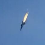 Así fue como un Mig-31 ruso se estrelló en llamas en una región fronteriza con Finlandia 