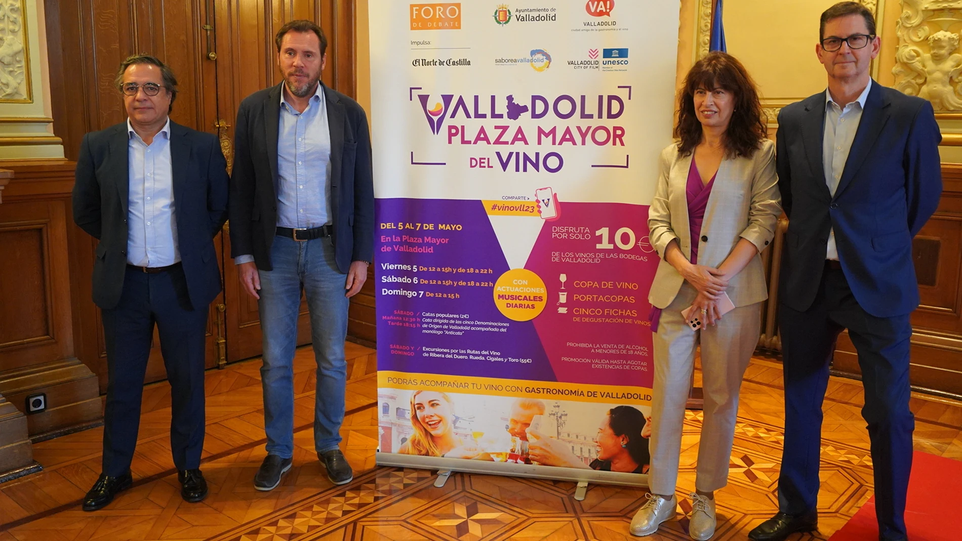 Presentación de la V edición de Plaza Mayor del Vino