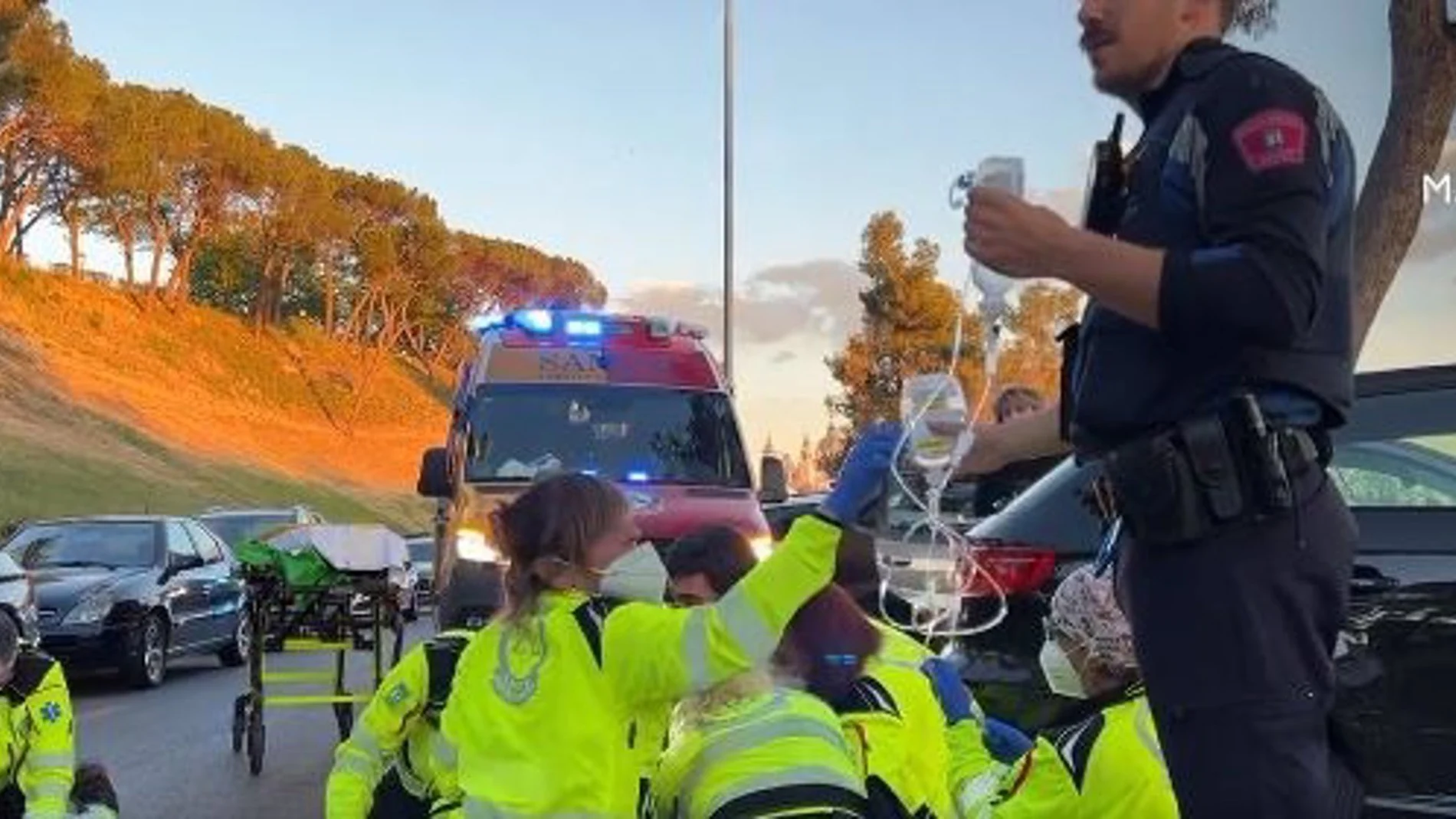 Atropello de niño en Moncloa