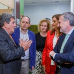 El ministro Escrivá durante su visita a Segovia
