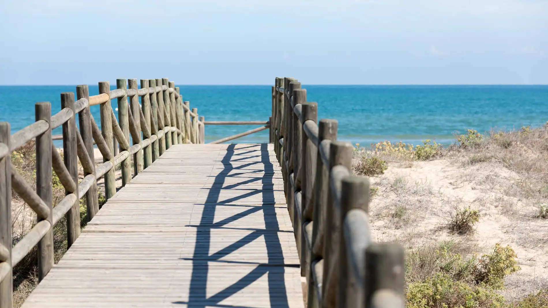 Imagen de una de las playas de Gandia