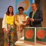 Miguel Ángel de Vicente presenta el libro junto a Samir Delgado y Ana Doldán