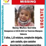 Cartel de SOS Desaparecidos