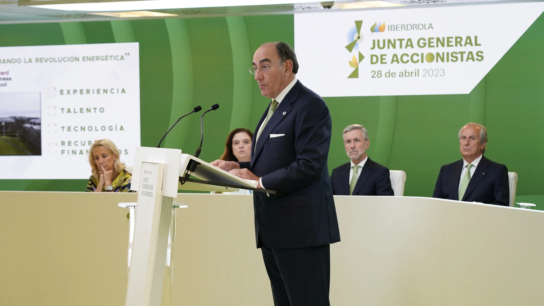 Ignacio Galan Apoyo masivo a Galán de los accionistas de Iberdrola