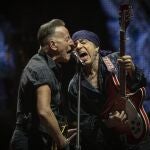 Bruce Springsteen and the E Street Band perform, Friday, April 28, 2023, at the Olympic Stadium of Montjuic in Barcelona, Spain. Bruce Springsteen and The E Street Band kick off a new world tour six years after "The Boss" held his last concert of The River Tour in Australia. 