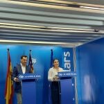 Juanma Moreno y Marga Prohens, en Palma