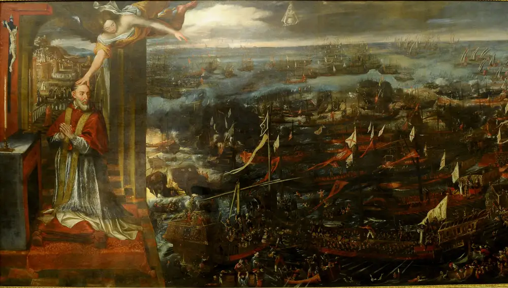 "Revelación a Pío V de la victoria de la Santa Liga en Lepanto"