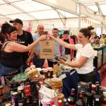 El presidente de la Diputación, Miguel Ángel de Vicente, visita la Feria de Cuéllar