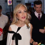 Carmen Lomana disfrutando de una noche de ópera en Madrid.