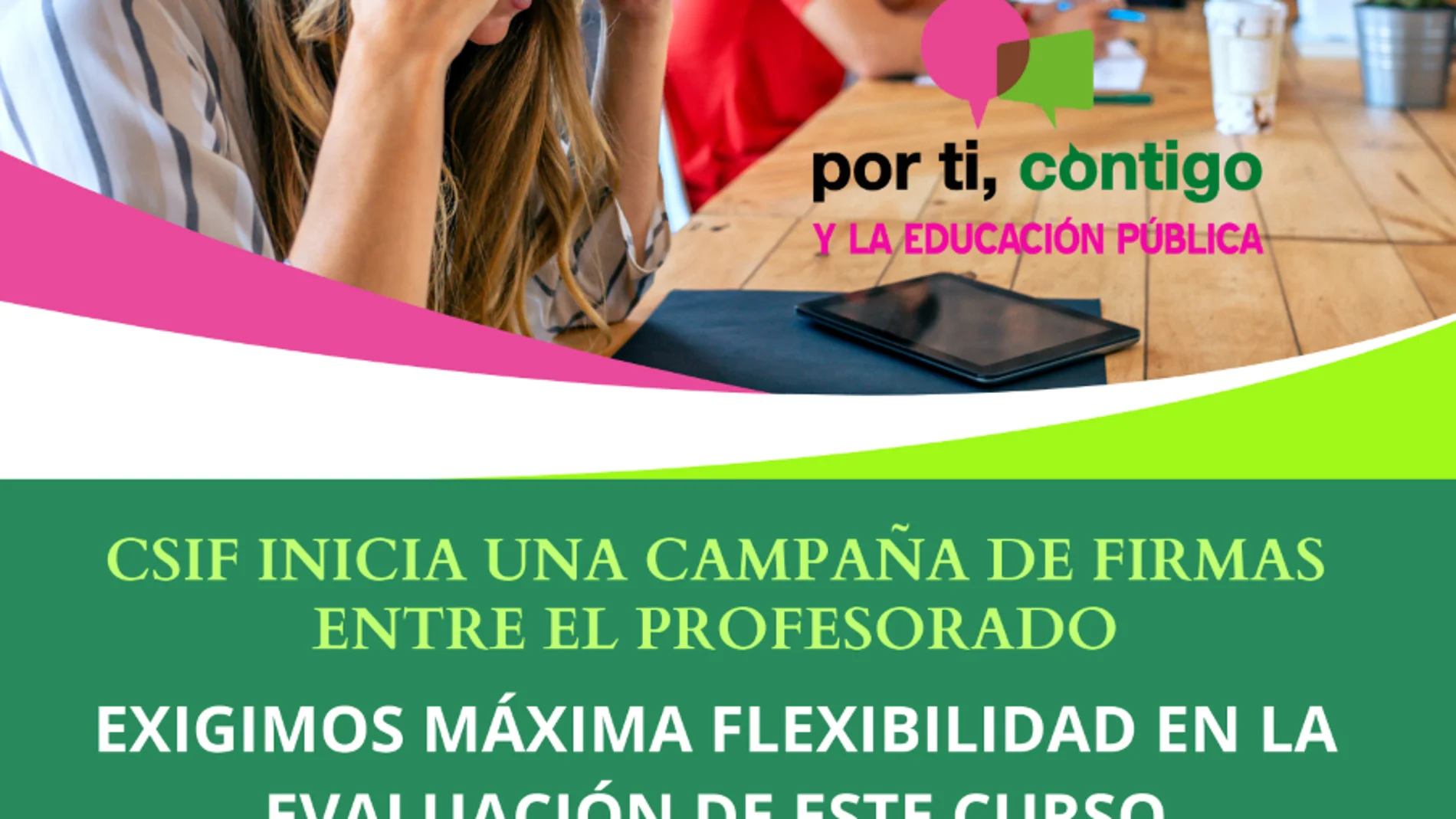 Campaña de recogida de firmas de CSIF