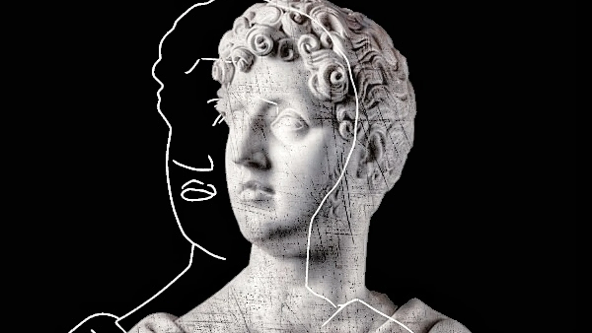 La escultura de "Carlos Miguel Fitz-James Stuart y Silva, XIV duque de Alba" hecha por Lorenzo Bartolini es una de las múltiples piezas artísticas que se pueden encontrar en el interior del Palacio de Liria