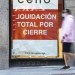 Comercio. Liquidación por cierre.
