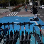 Patinetes en Madrid.