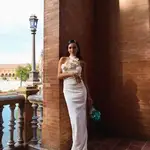 Rocío Osorno con vestido de Mango.