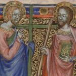 Santoral del 3 de mayo. En la imagen, los apóstoles Felipe y Santiago el menor