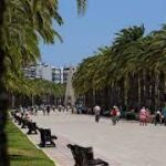 Zona del tiroteo, en Salou
