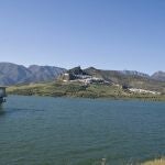 Pantano de Zahara de la Sierra, perteneciente a la cuenca Guadalete-Barbate