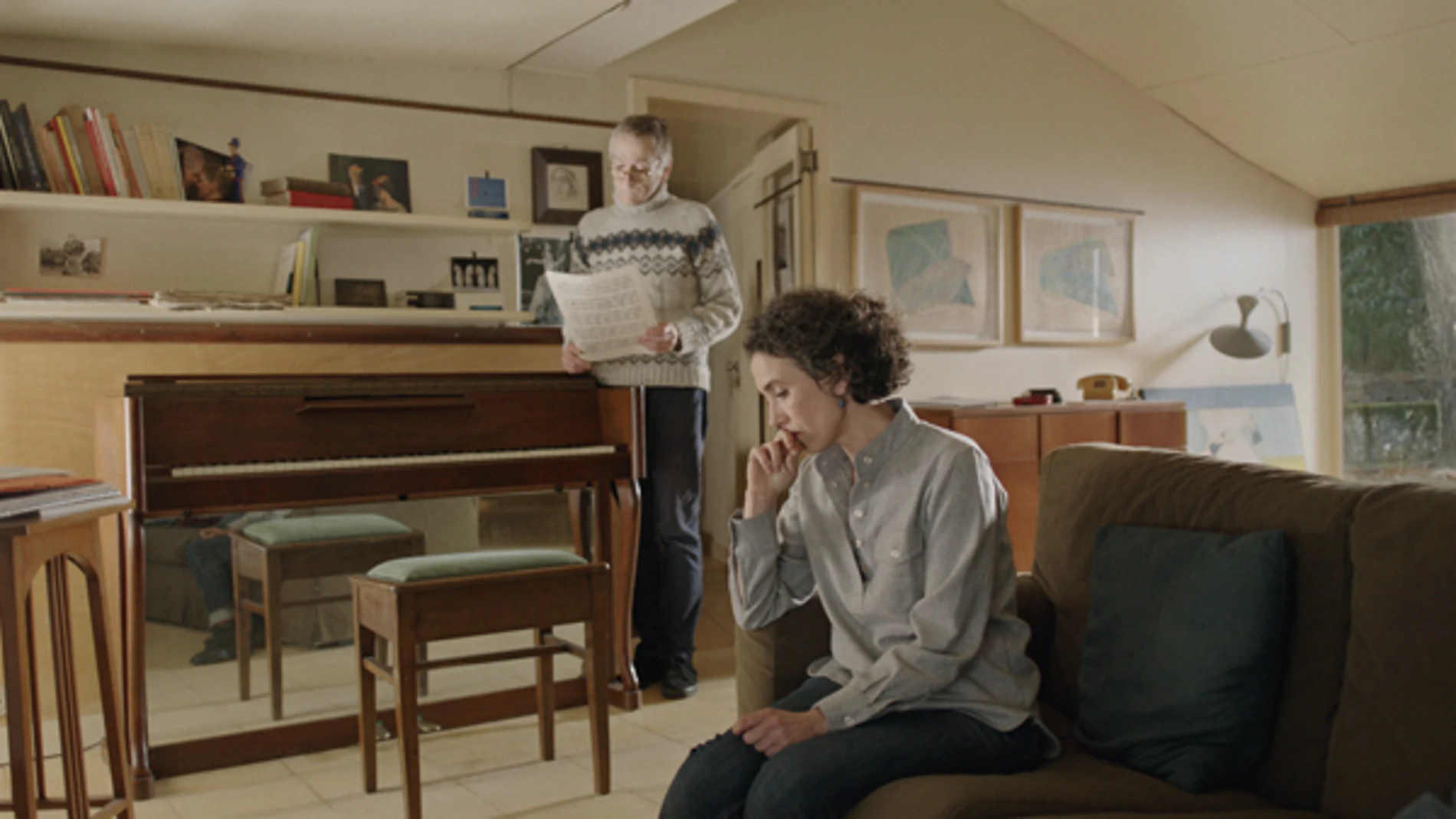 Un fotograma de "El trío en mi bemol"