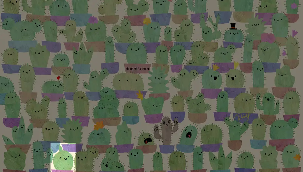 Aquí estaba el cactus con forma de manzana